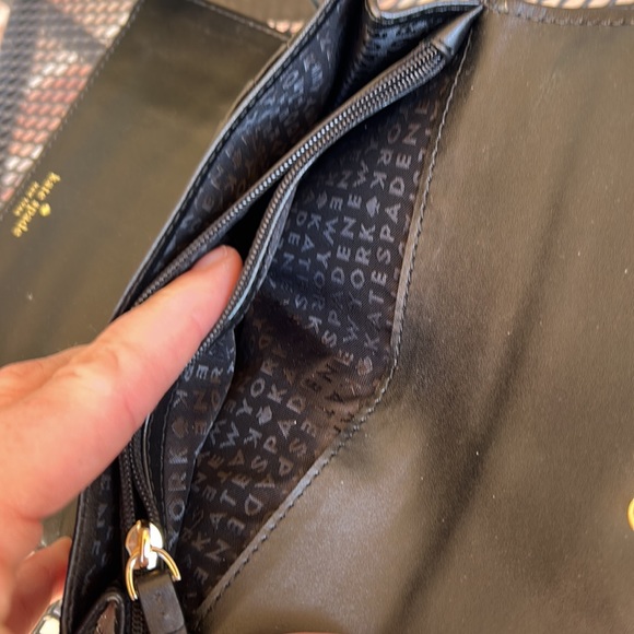 KATE SPADE ♠️ Bay Street Sandra Black Leather Wallet 🪪 - Picture 11 of 16
